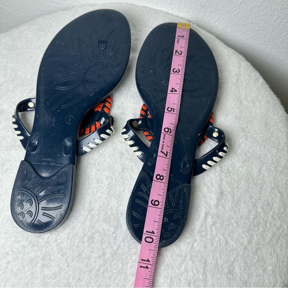 Jack Rogers Georgica Jelly Flip-Flop Thong Sandals - Picture 10 of 11